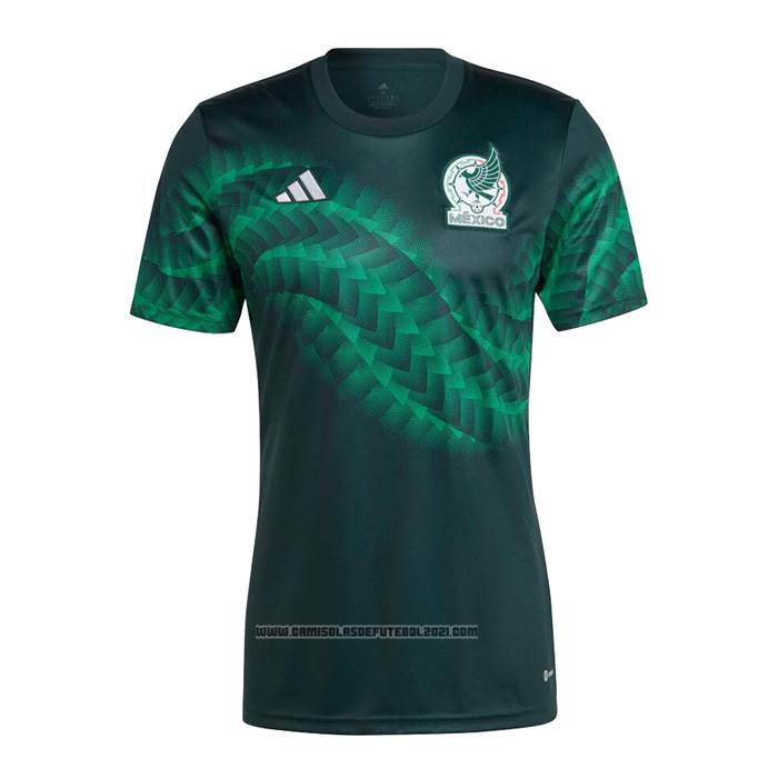 Camisola Pre Match del Mexico 2022 Verde